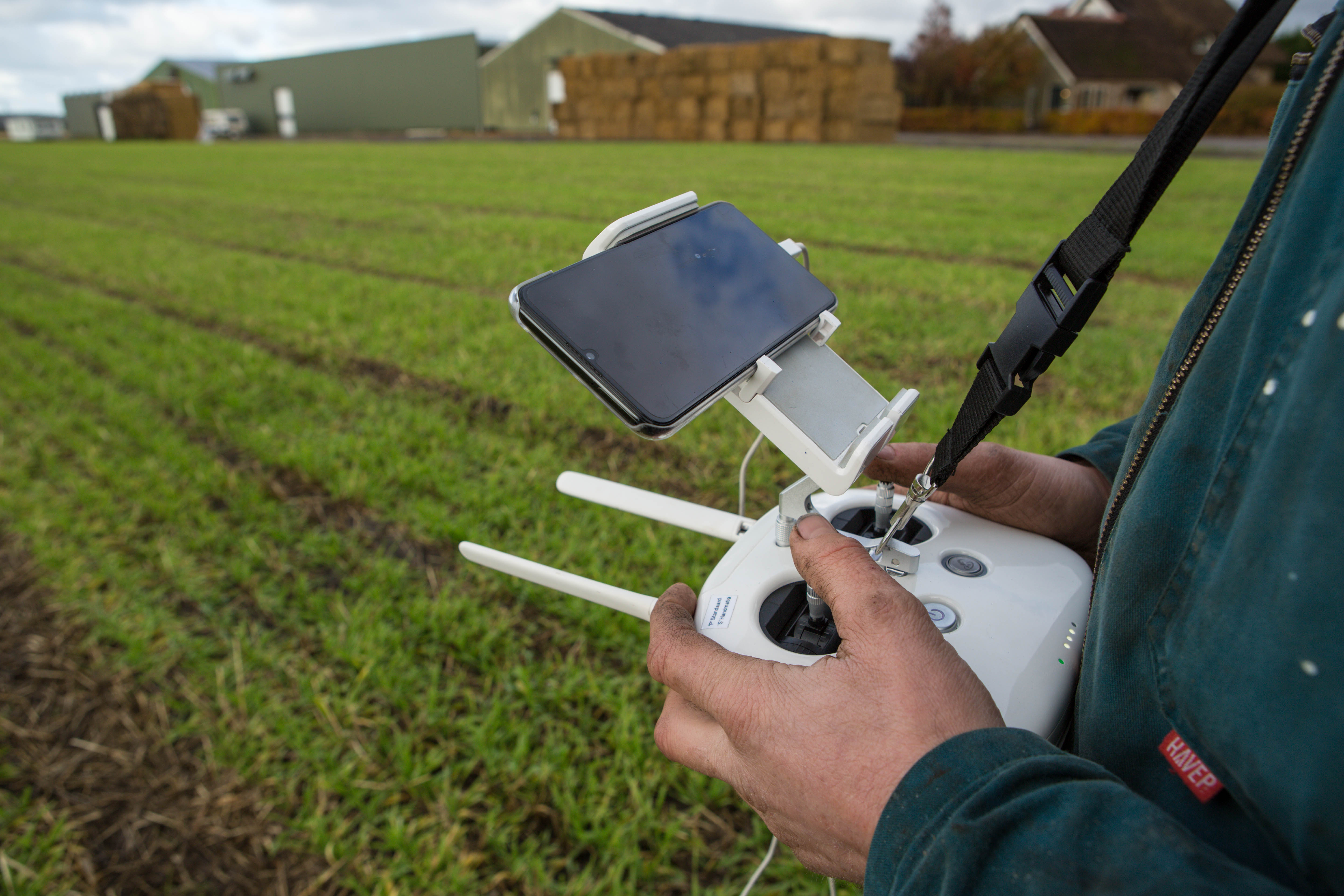 Het praktisch werken met de drone viel de ondernemer wel mee. Het waren vooral technische mankementen die parten speelden.